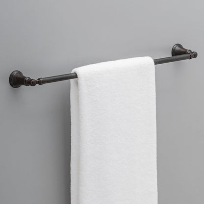FAUCET 73224-SS Woodhurst 24 in. Wall Mount Towel Bar Bath Hardware Accessory in Stainless Steel