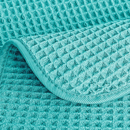 430 GSM Poly Blend Microfiber Quick Dry Waffle Hand Towel, 16x30 in