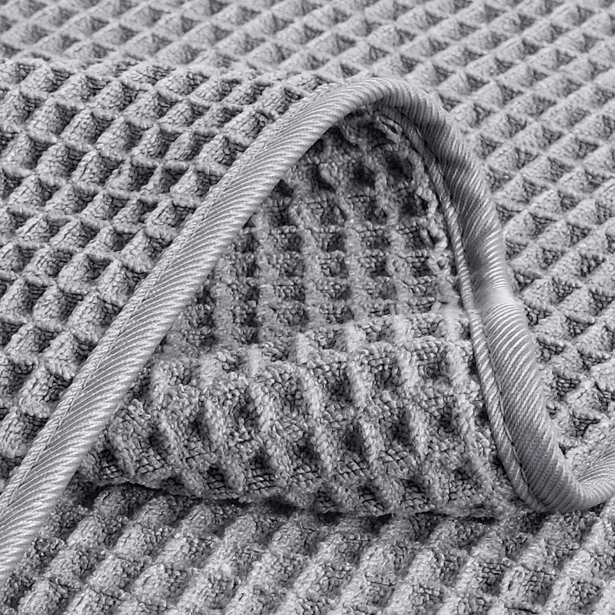430 GSM Poly Blend Microfiber Quick Dry Waffle Hand Towel, 16x30 in