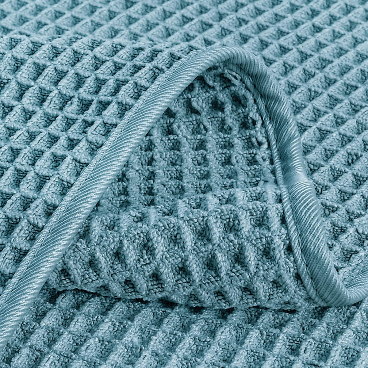 430 GSM Poly Blend Microfiber Quick Dry Waffle Hand Towel, 16x30 in
