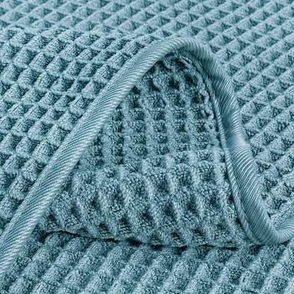 430 GSM Poly Blend Microfiber Quick Dry Waffle Hand Towel, 16x30 in
