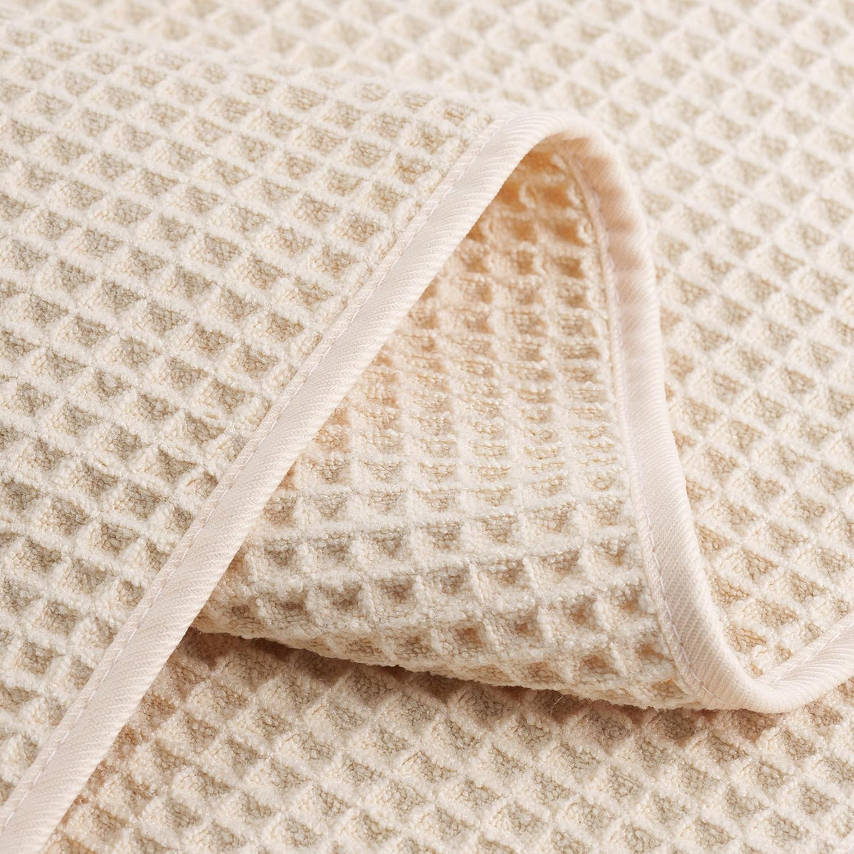 430 GSM Poly Blend Microfiber Quick Dry Waffle Hand Towel, 16x30 in