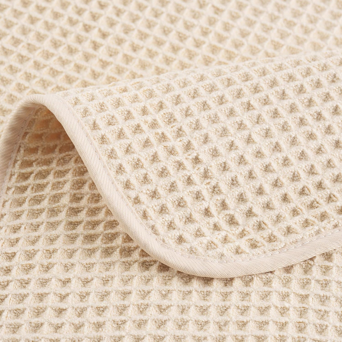 430 GSM Poly Blend Microfiber Quick Dry Waffle Hand Towel, 16x30 in