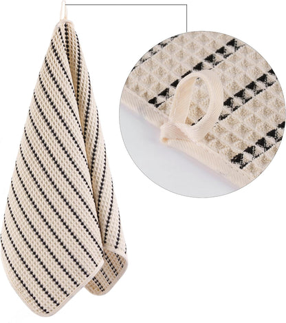 430 GSM Poly Blend Microfiber Quick Dry Waffle Hand Towel, 16x30 in
