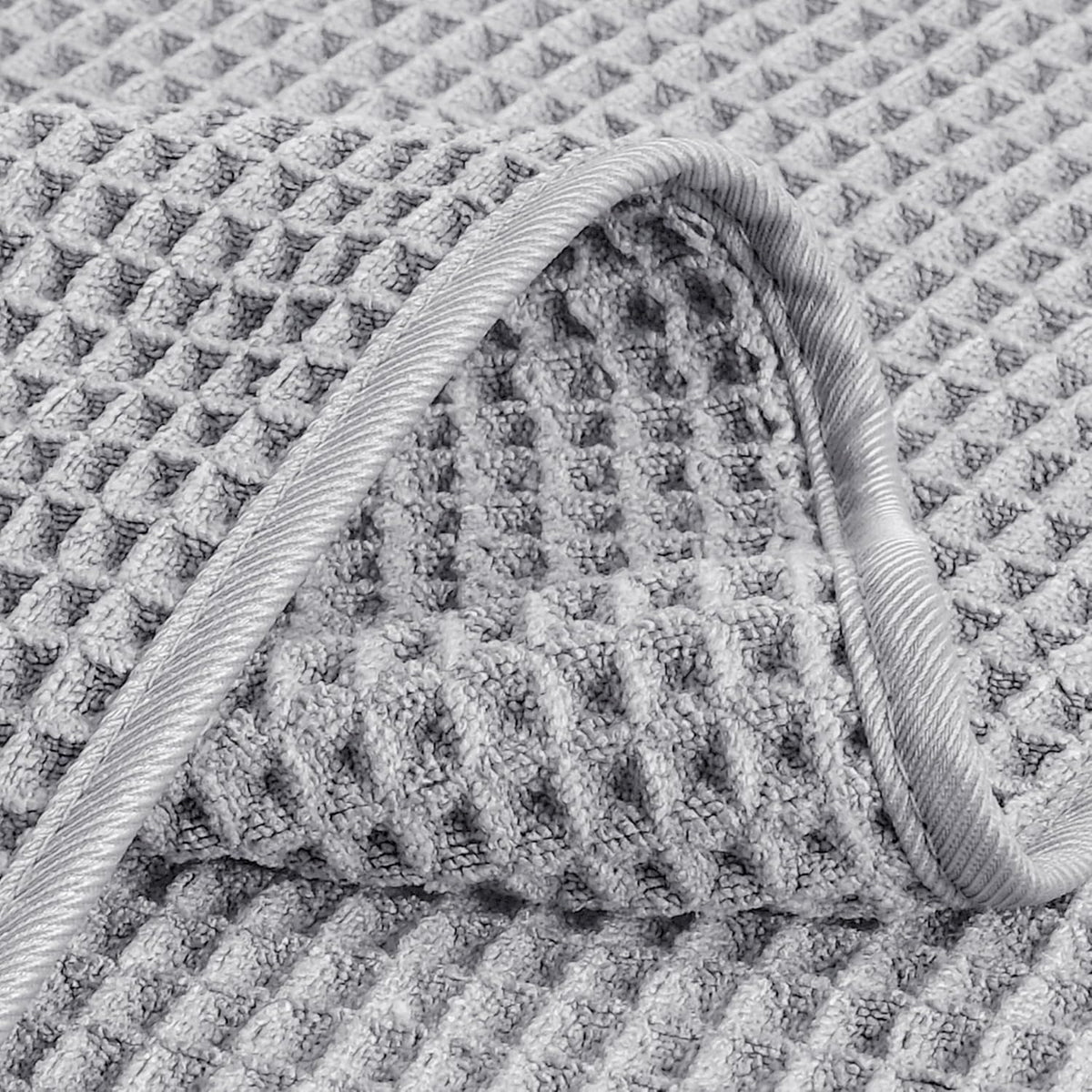 430 GSM Poly Blend Microfiber Quick Dry Waffle Hand Towel, 16x30 in