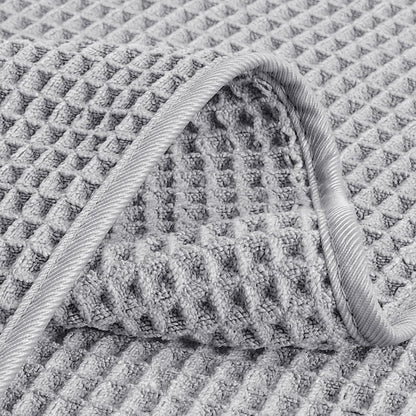430 GSM Poly Blend Microfiber Quick Dry Waffle Hand Towel, 16x30 in