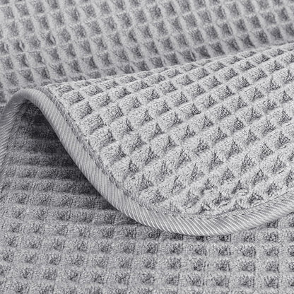 430 GSM Poly Blend Microfiber Quick Dry Waffle Hand Towel, 16x30 in