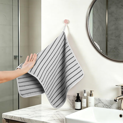 430 GSM Poly Blend Microfiber Quick Dry Waffle Hand Towel, 16x30 in