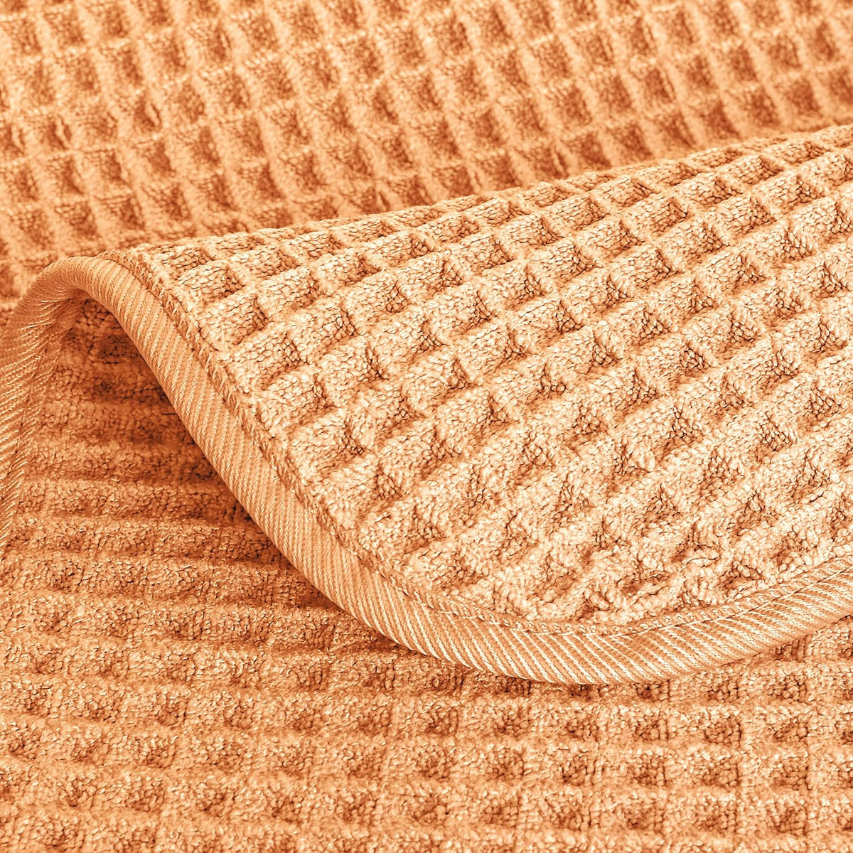 430 GSM Poly Blend Microfiber Quick Dry Waffle Hand Towel, 16x30 in