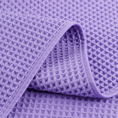 430 GSM Poly Blend Microfiber Quick Dry Waffle Hand Towel, 16x30 in