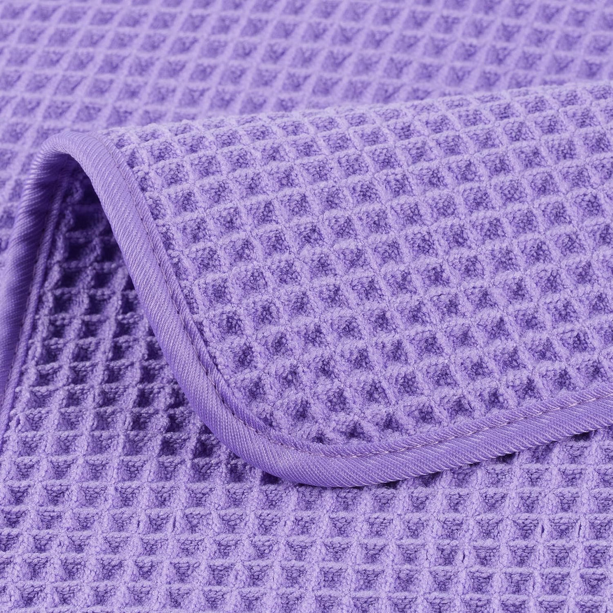 430 GSM Poly Blend Microfiber Quick Dry Waffle Hand Towel, 16x30 in