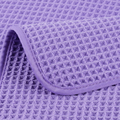 430 GSM Poly Blend Microfiber Quick Dry Waffle Hand Towel, 16x30 in