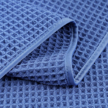 430 GSM Poly Blend Microfiber Quick Dry Waffle Hand Towel, 16x30 in