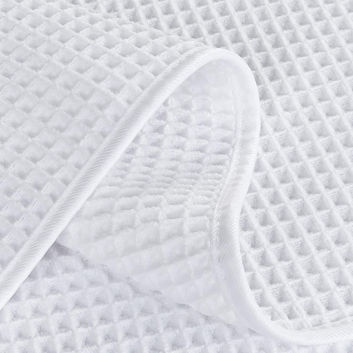 430 GSM Poly Blend Microfiber Quick Dry Waffle Hand Towel, 16x30 in