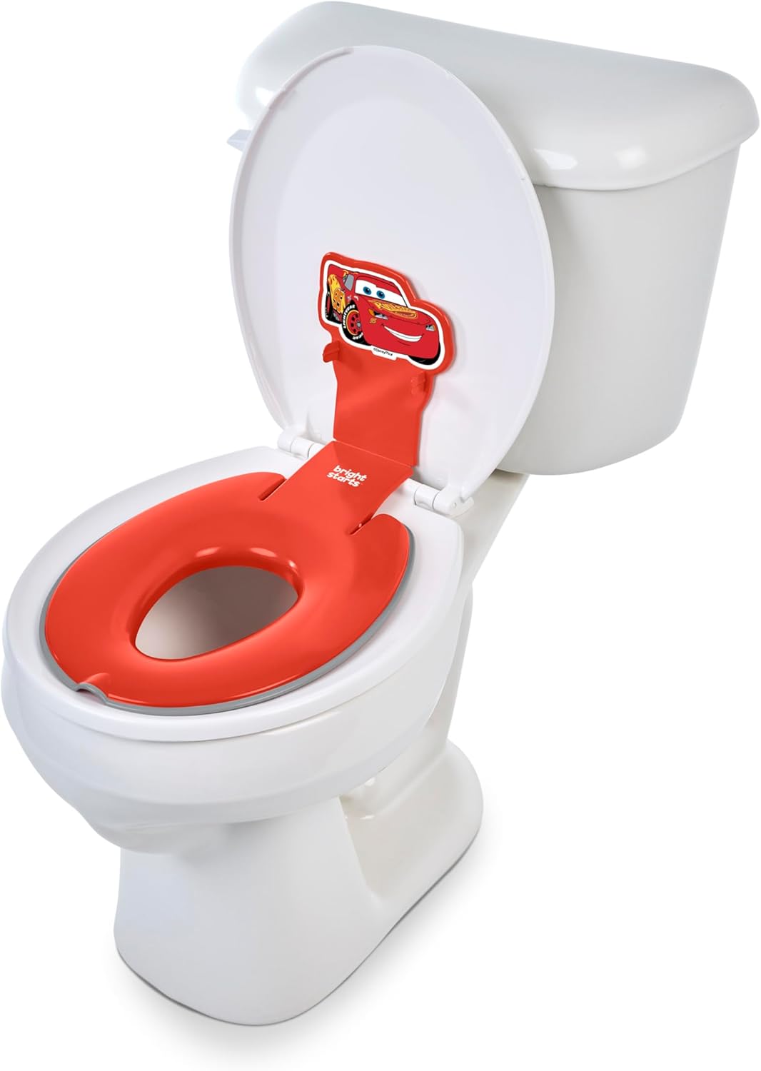 Disney Baby Minnie Mouse Flip & Sit Potty Training Seat, Attaches to Toilet Securely, Space Saving Design Fits Most Toilets