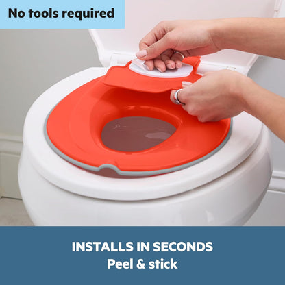 Disney Baby Minnie Mouse Flip & Sit Potty Training Seat, Attaches to Toilet Securely, Space Saving Design Fits Most Toilets
