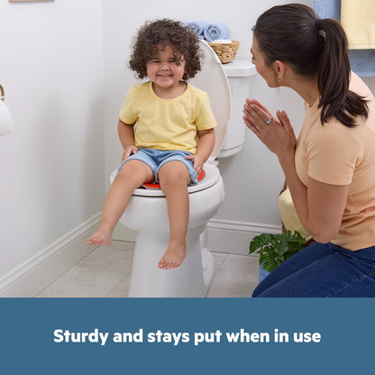 Disney Baby Minnie Mouse Flip & Sit Potty Training Seat, Attaches to Toilet Securely, Space Saving Design Fits Most Toilets