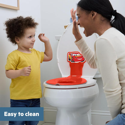 Disney Baby Minnie Mouse Flip & Sit Potty Training Seat, Attaches to Toilet Securely, Space Saving Design Fits Most Toilets