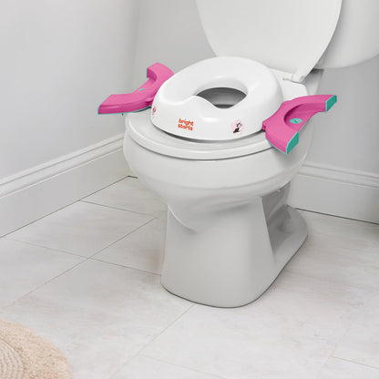 Disney Baby Minnie Mouse Flip & Sit Potty Training Seat, Attaches to Toilet Securely, Space Saving Design Fits Most Toilets