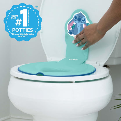 Disney Baby Minnie Mouse Flip & Sit Potty Training Seat, Attaches to Toilet Securely, Space Saving Design Fits Most Toilets