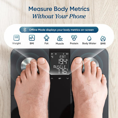 Upgraded Smart Scale for Body Weight Fat and BMI, FSA Eligible
