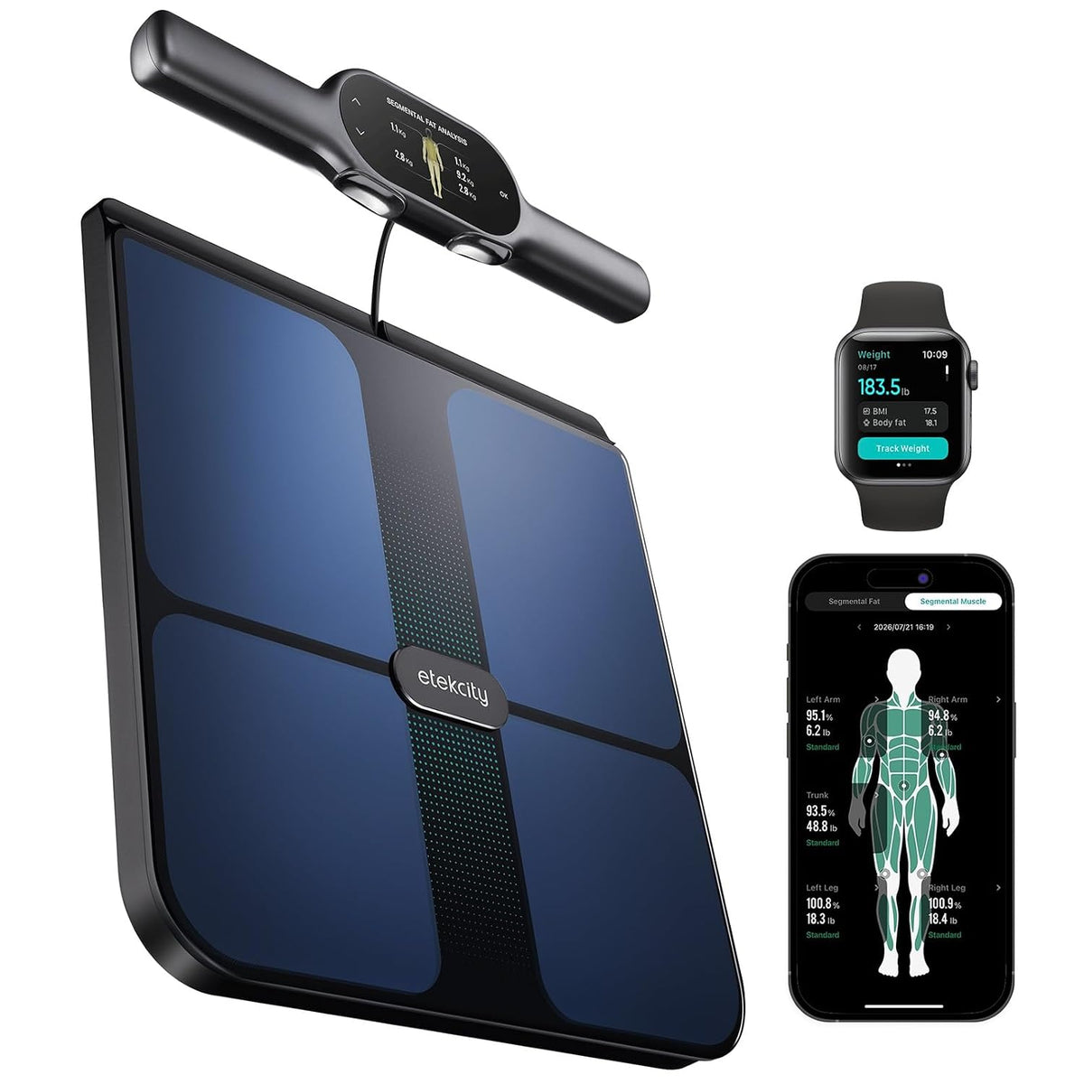 Upgraded Smart Scale for Body Weight Fat and BMI, FSA Eligible