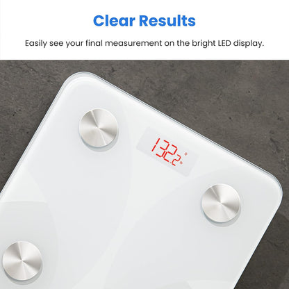 Upgraded Smart Scale for Body Weight Fat and BMI, FSA Eligible