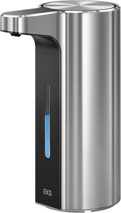 Aroma Touchless Automatic Soap Dispenser for Kitchen and Bathroom, Liquid Hand Soap Dispenser, Rechargeable, 9 fl oz (Stainless)