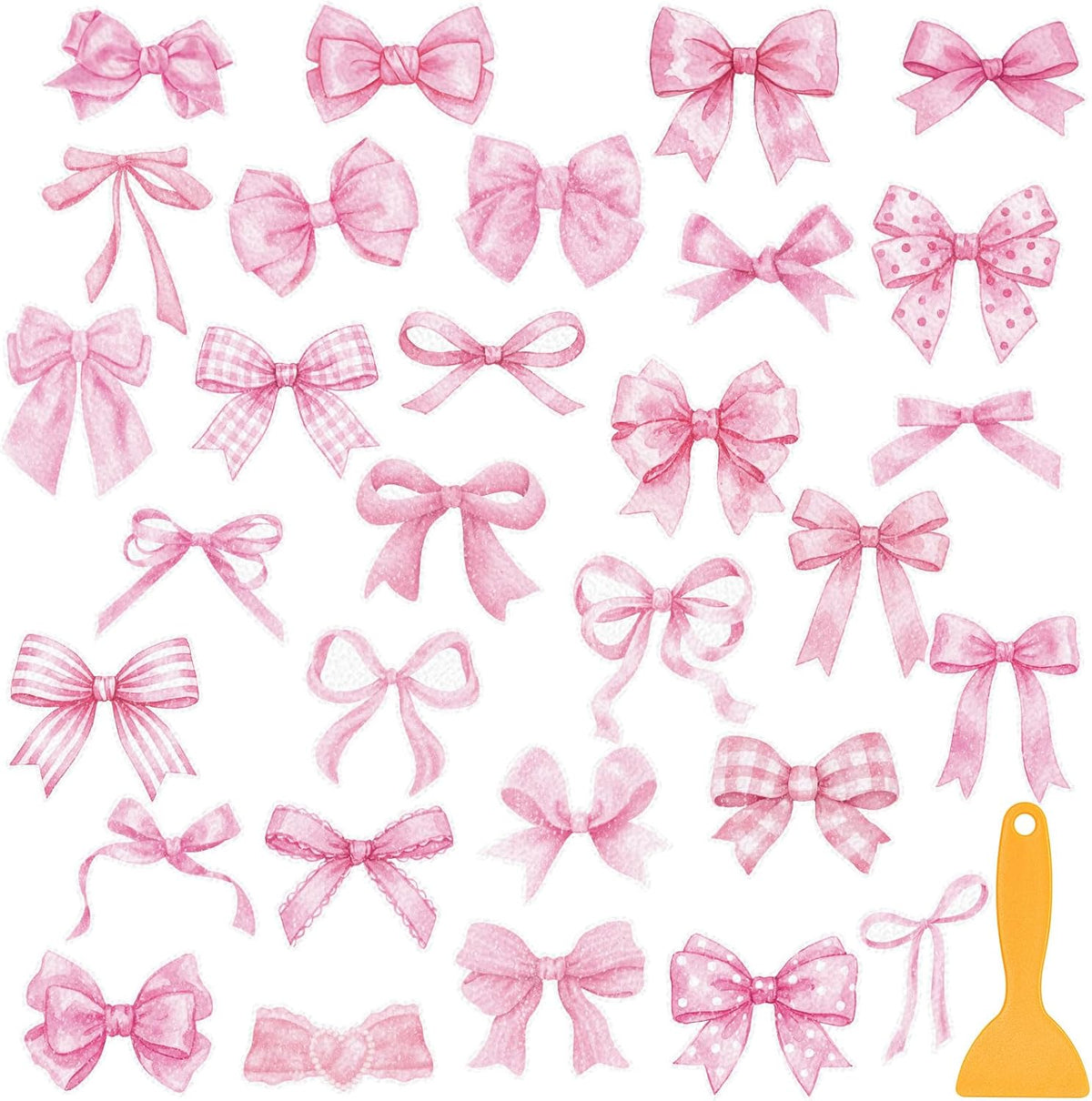 30 Pcs Bubble Non Slip Bathtub Stickers Colorful Bubble Anti Slip Shower Stickers Shower Floor Nonslip Sticker Applique Adhesive Decals Treads with Scraper for Bathtub Bathroom Floor
