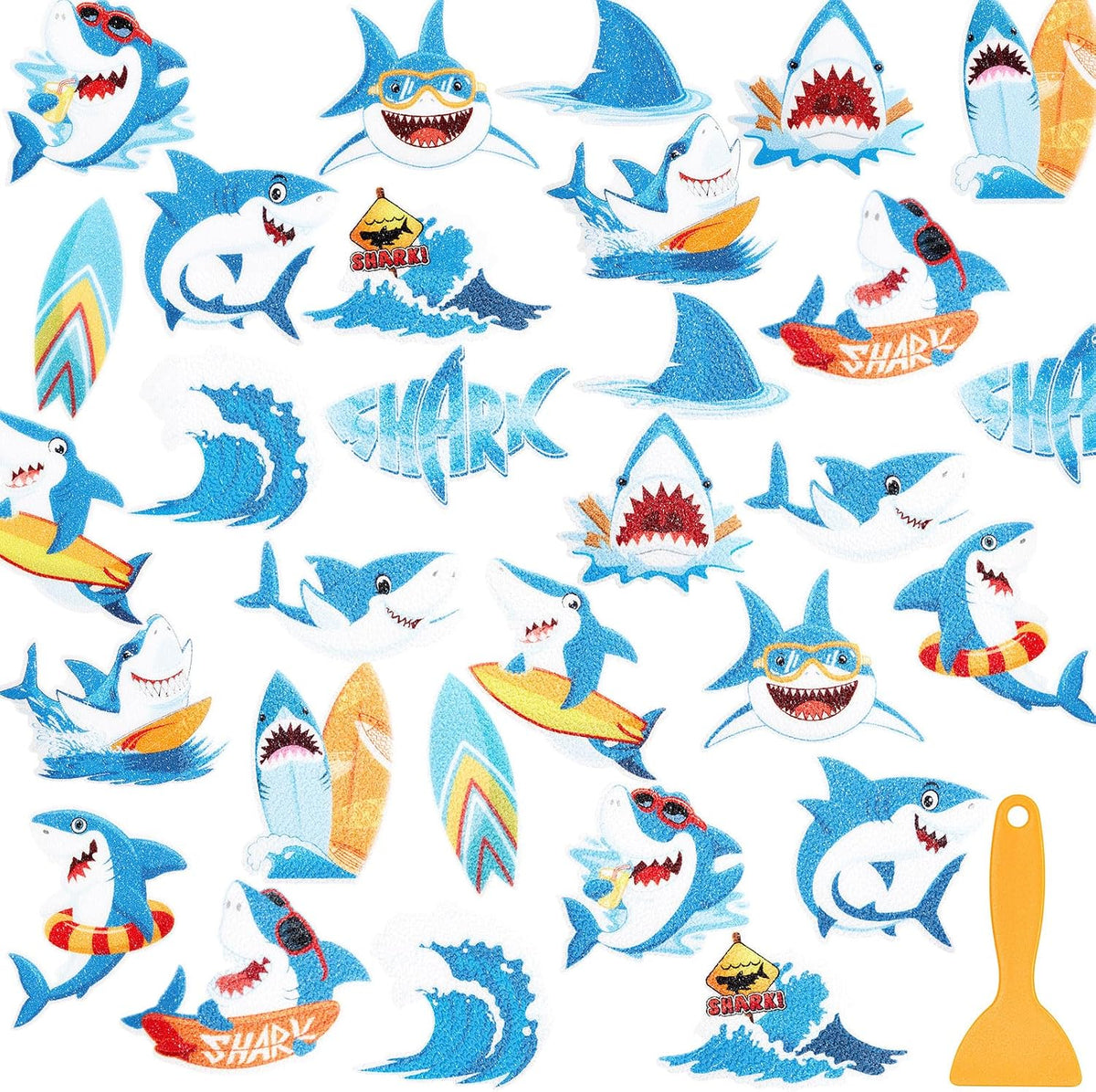 30 Pcs Bubble Non Slip Bathtub Stickers Colorful Bubble Anti Slip Shower Stickers Shower Floor Nonslip Sticker Applique Adhesive Decals Treads with Scraper for Bathtub Bathroom Floor