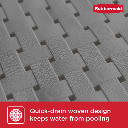 INSTAMAT Bath Tub Shower Mat, Non-Slip Tub Mat with Suction Cups, Bath Mat Hangs on Showerhead for Quick Dry, 27.2 x 15.2 Inch, BPA-Free, Easy to Clean, for Inside Tub or Shower, Clear