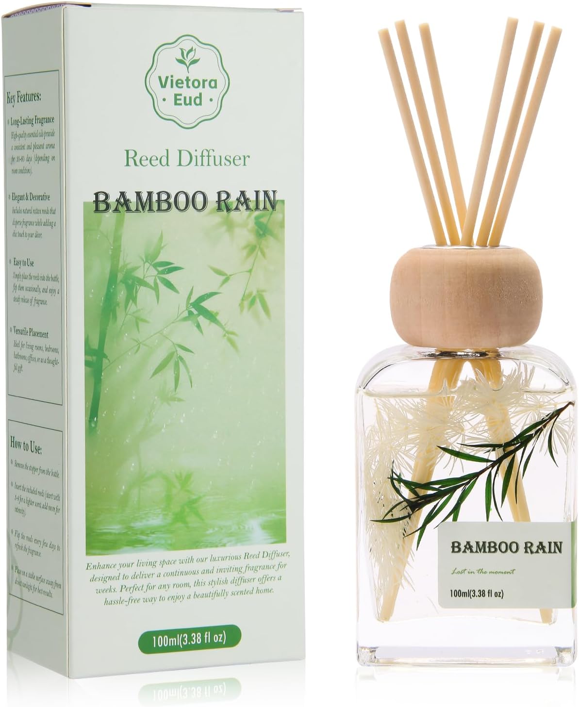 Cedarwood & White Musk Reed Diffuser, 3.34 Fl Oz