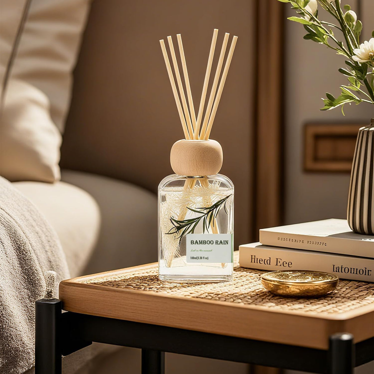 Cedarwood & White Musk Reed Diffuser, 3.34 Fl Oz
