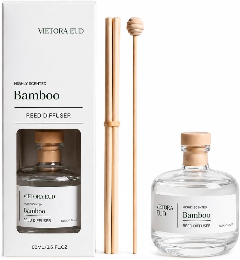 Cedarwood & White Musk Reed Diffuser, 3.34 Fl Oz