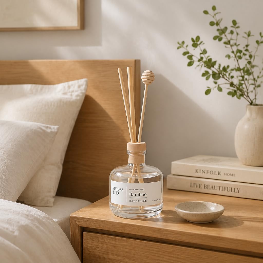 Cedarwood & White Musk Reed Diffuser, 3.34 Fl Oz
