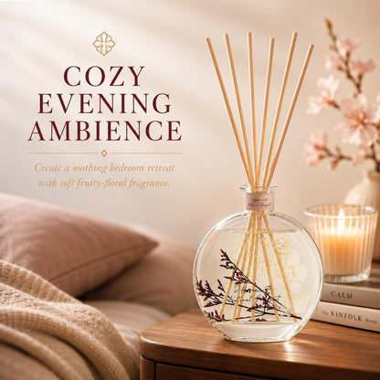 Cedarwood & White Musk Reed Diffuser, 3.34 Fl Oz