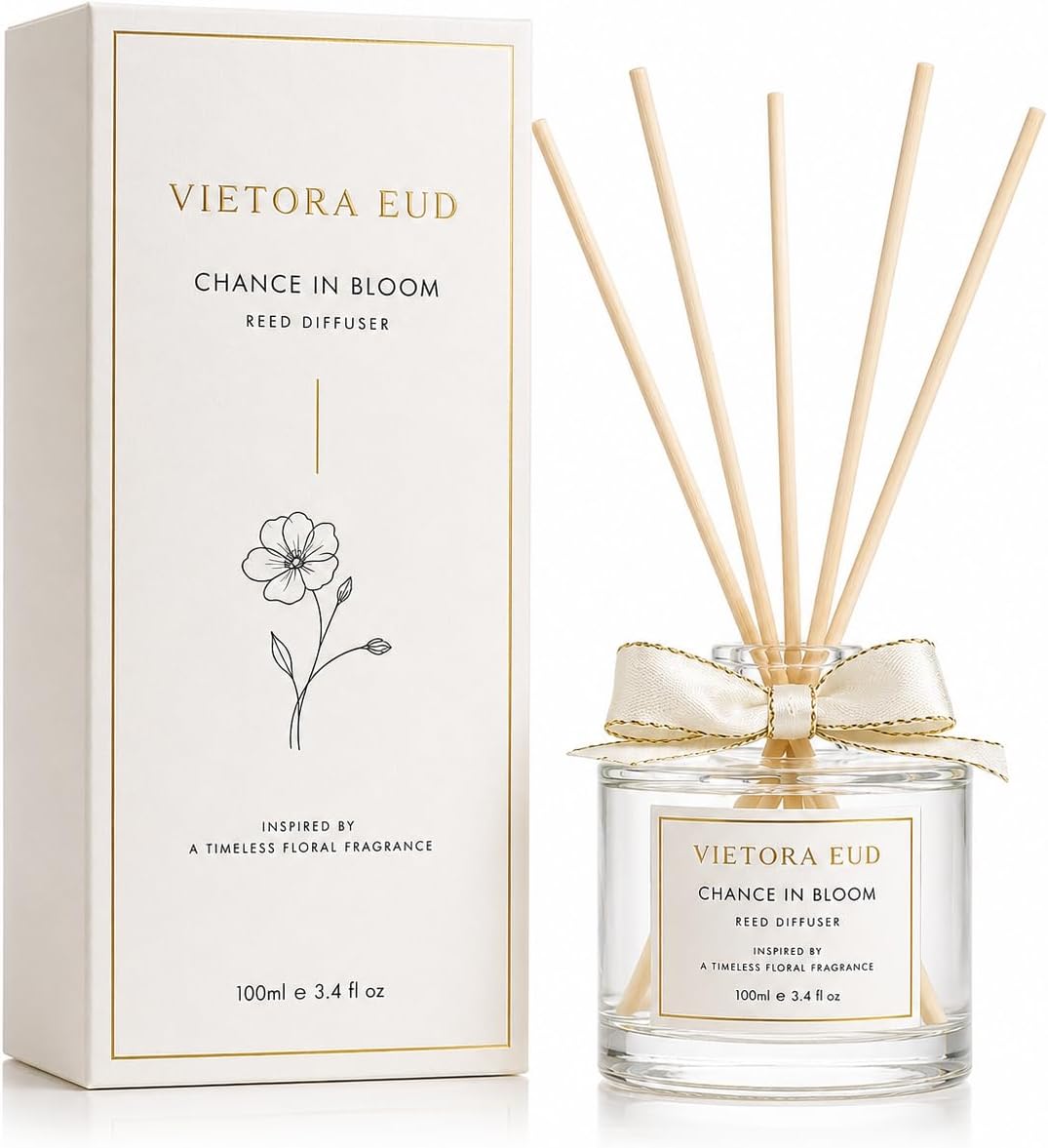 Cedarwood & White Musk Reed Diffuser, 3.34 Fl Oz