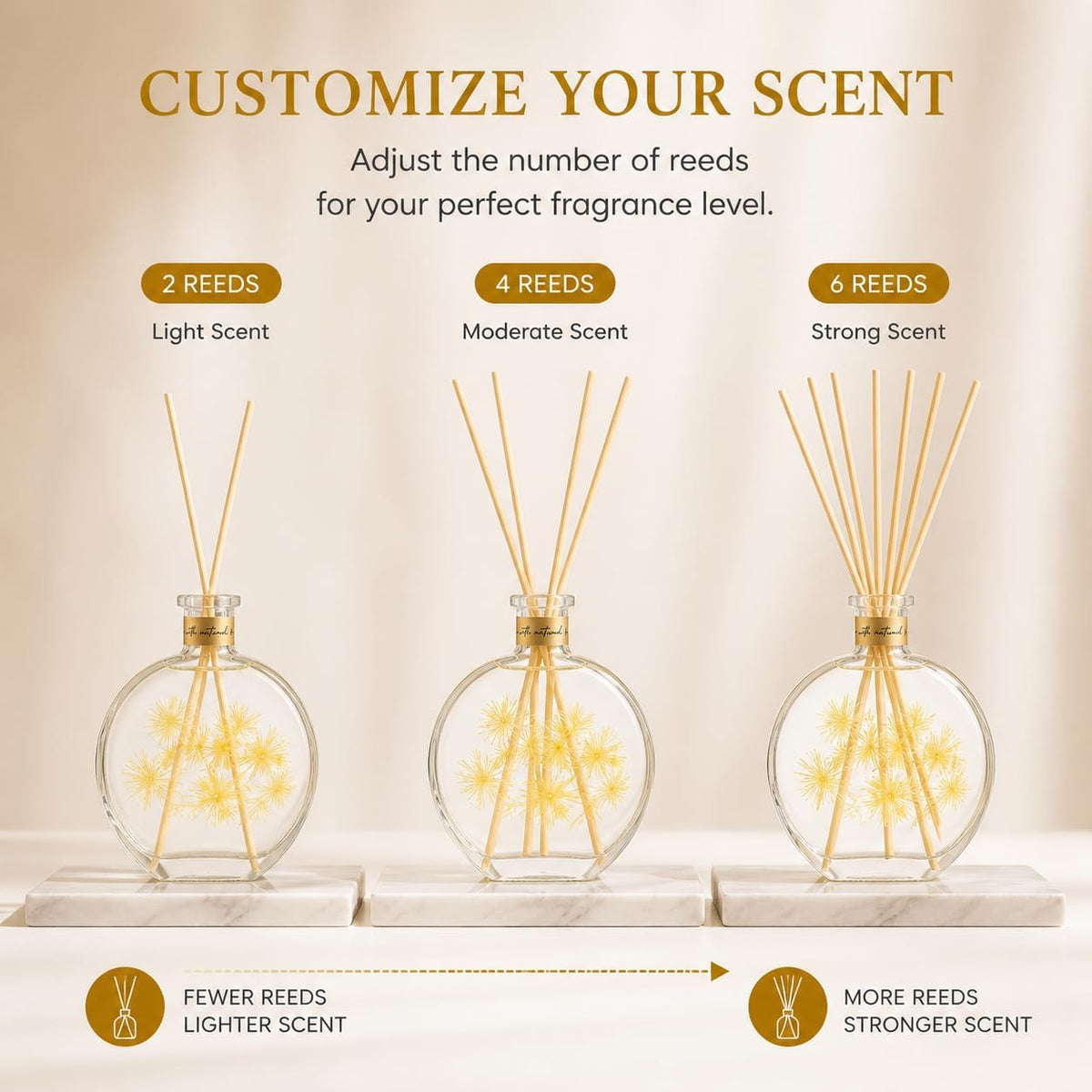 Cedarwood & White Musk Reed Diffuser, 3.34 Fl Oz