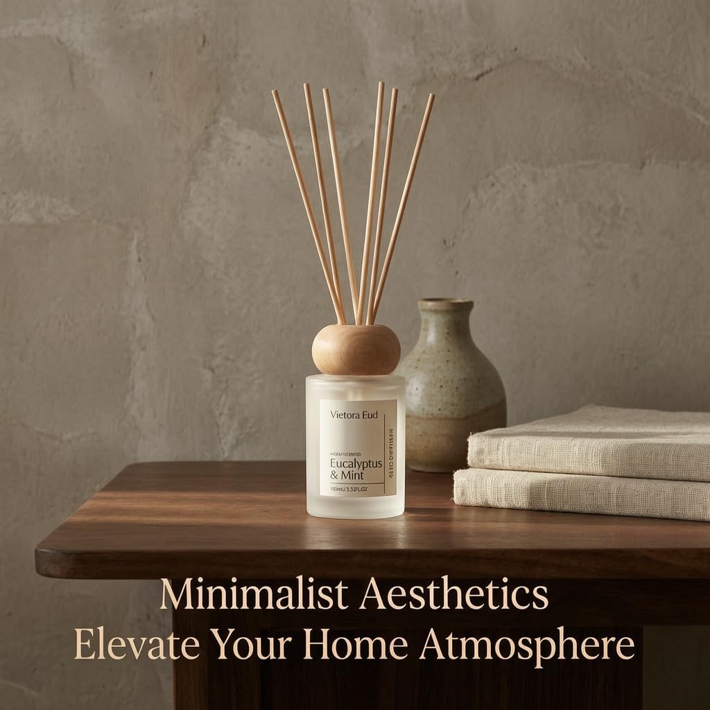Cedarwood & White Musk Reed Diffuser, 3.34 Fl Oz
