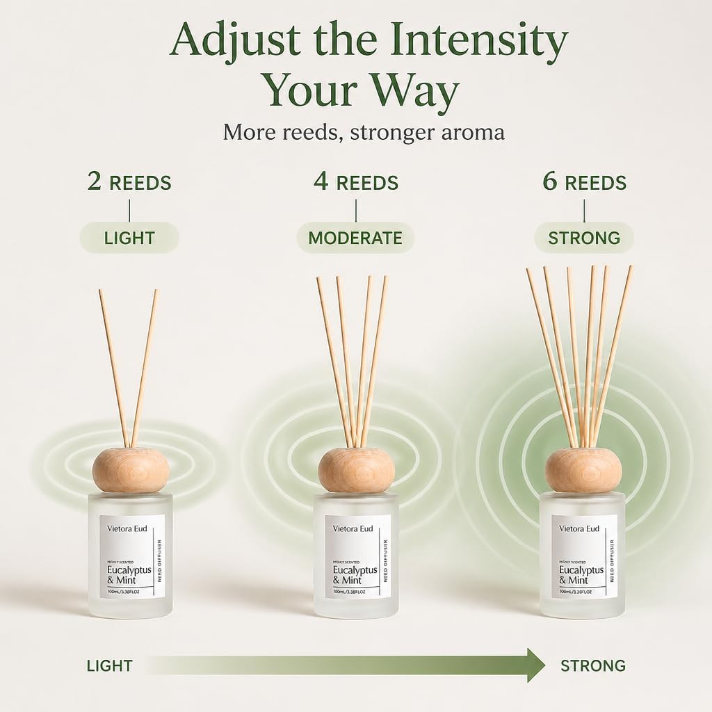 Cedarwood & White Musk Reed Diffuser, 3.34 Fl Oz