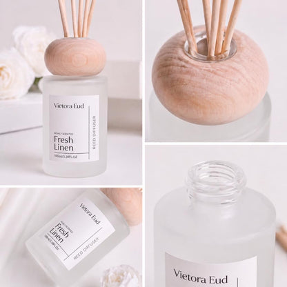 Cedarwood & White Musk Reed Diffuser, 3.34 Fl Oz