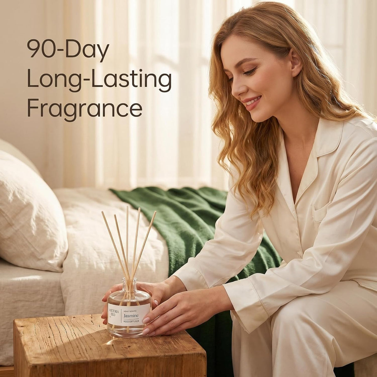 Cedarwood & White Musk Reed Diffuser, 3.34 Fl Oz