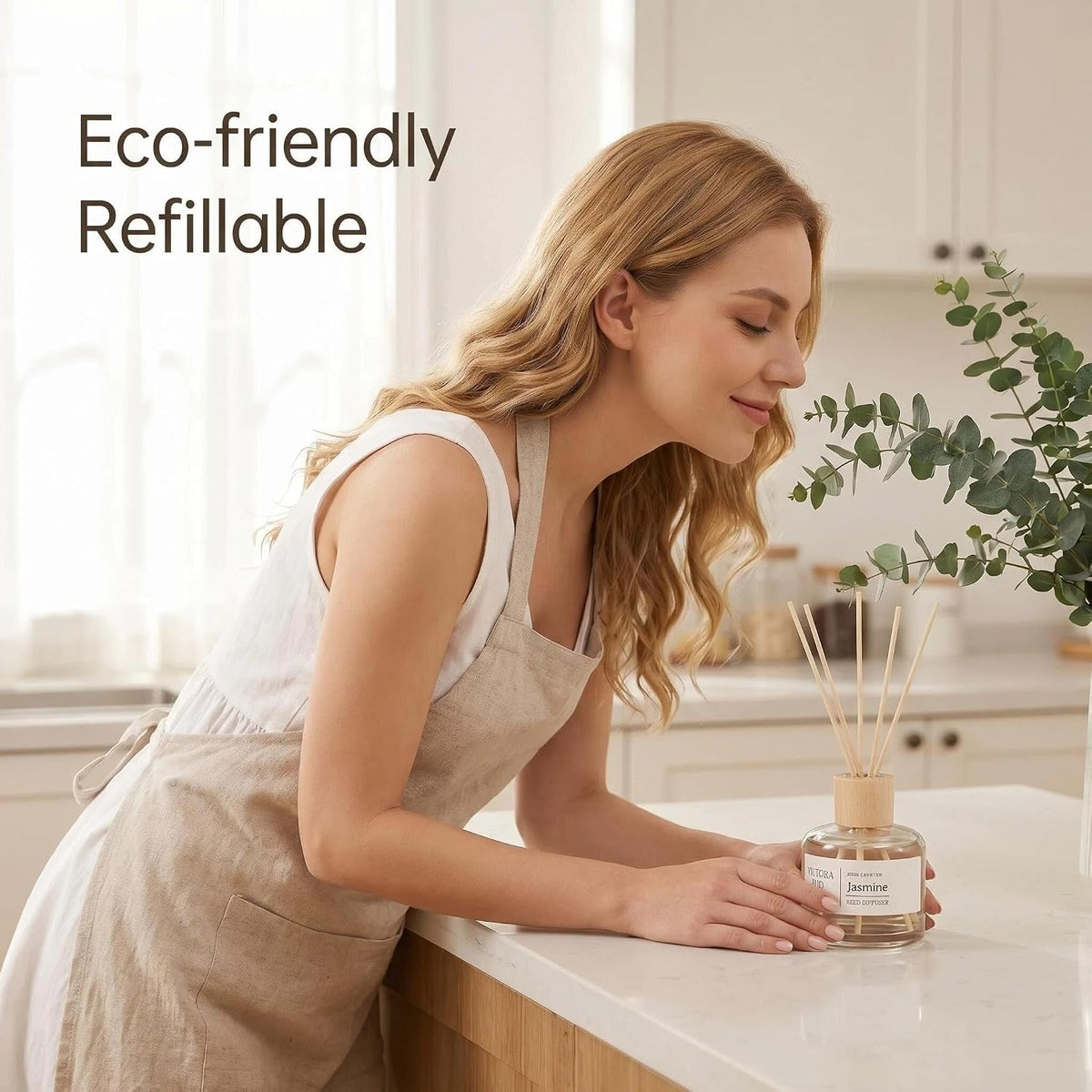 Cedarwood & White Musk Reed Diffuser, 3.34 Fl Oz