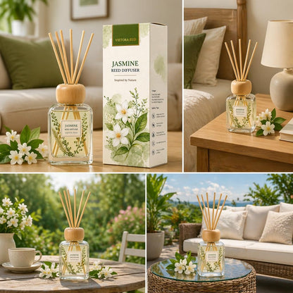 Cedarwood & White Musk Reed Diffuser, 3.34 Fl Oz