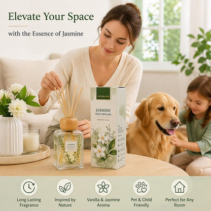 Cedarwood & White Musk Reed Diffuser, 3.34 Fl Oz