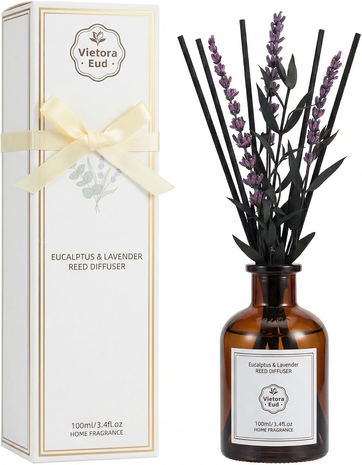 Cedarwood & White Musk Reed Diffuser, 3.34 Fl Oz