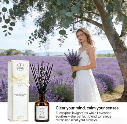 Cedarwood & White Musk Reed Diffuser, 3.34 Fl Oz