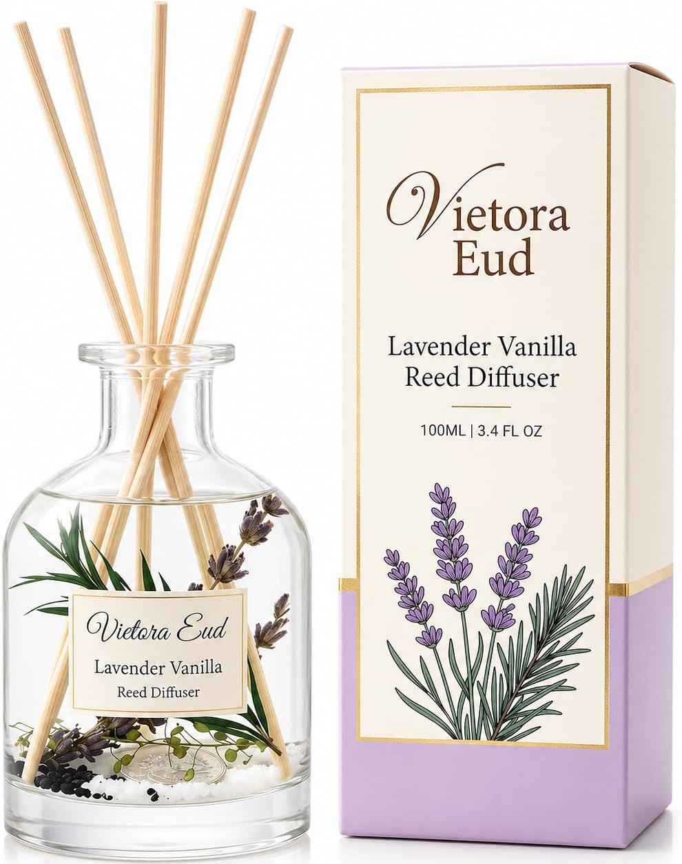 Cedarwood & White Musk Reed Diffuser, 3.34 Fl Oz