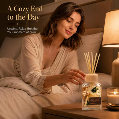 Cedarwood & White Musk Reed Diffuser, 3.34 Fl Oz