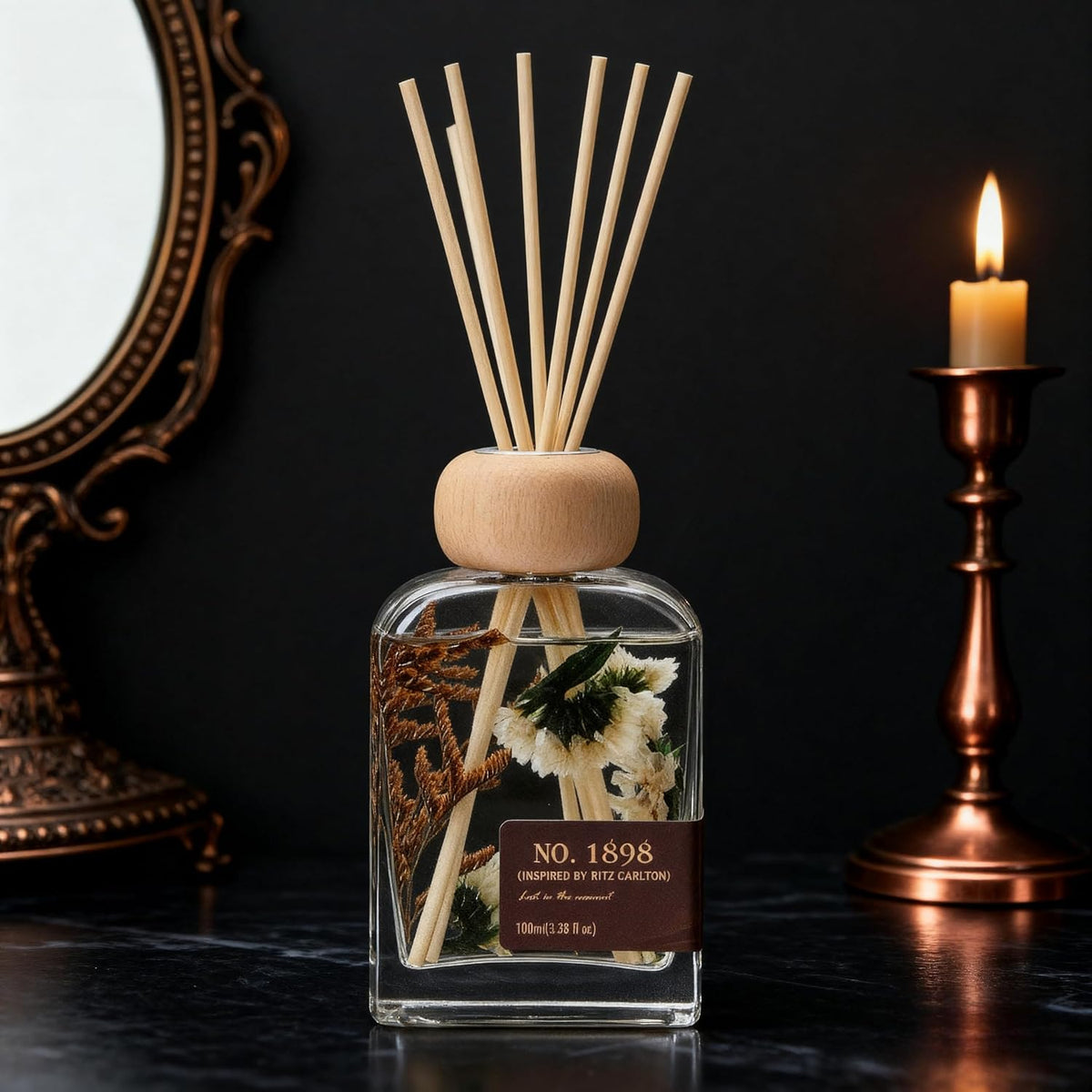 Cedarwood & White Musk Reed Diffuser, 3.34 Fl Oz